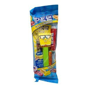 Pez Sponge Bob Candy Dispenser With Candy .58 Oz Exp. 2029